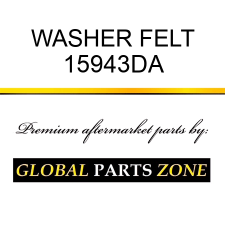 WASHER FELT 15943DA