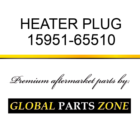 HEATER PLUG 15951-65510