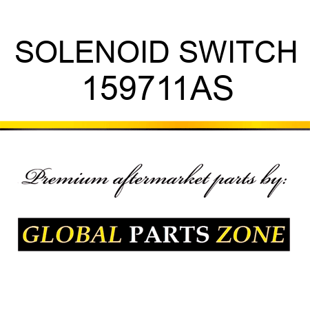 SOLENOID SWITCH 159711AS