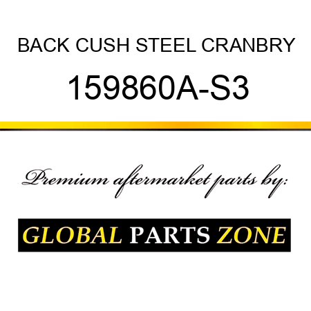 BACK CUSH STEEL CRANBRY 159860A-S3