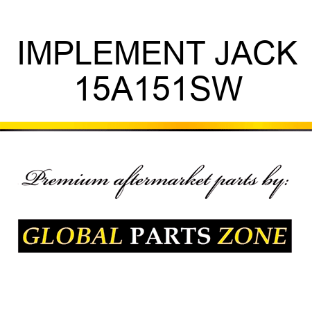 IMPLEMENT JACK 15A151SW