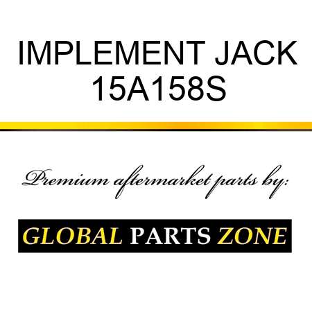 IMPLEMENT JACK 15A158S