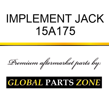 IMPLEMENT JACK 15A175