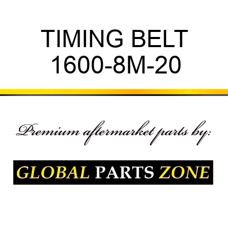 TIMING BELT 1600-8M-20