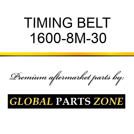 TIMING BELT 1600-8M-30