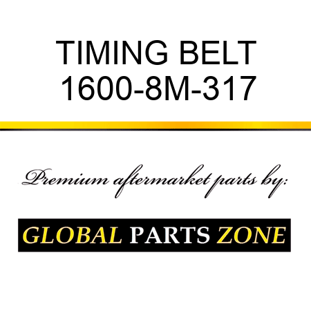 TIMING BELT 1600-8M-317