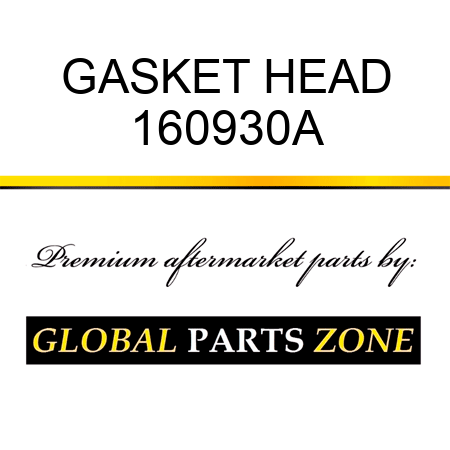 GASKET HEAD 160930A