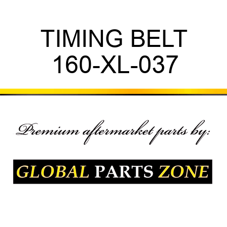 TIMING BELT 160-XL-037