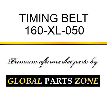 TIMING BELT 160-XL-050