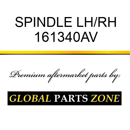 SPINDLE LH/RH 161340AV