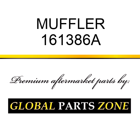 MUFFLER 161386A