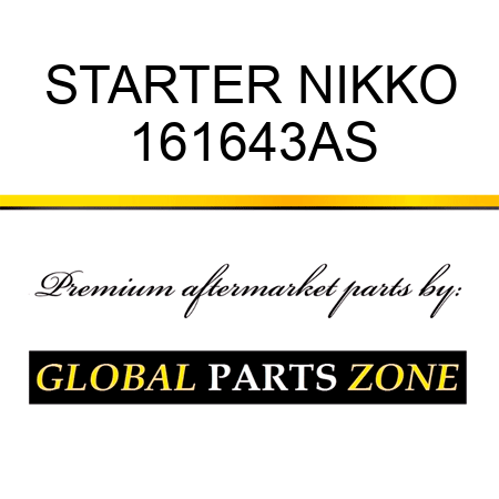 STARTER NIKKO 161643AS