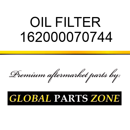 OIL FILTER 162000070744