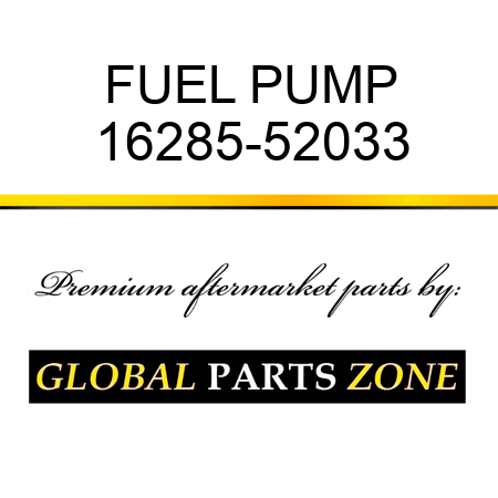 FUEL PUMP 16285-52033