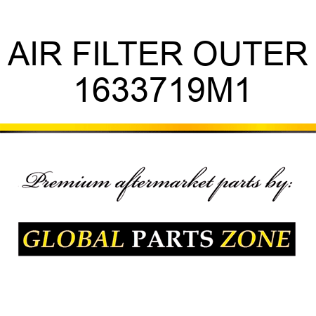 AIR FILTER OUTER 1633719M1