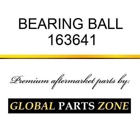 BEARING BALL 163641