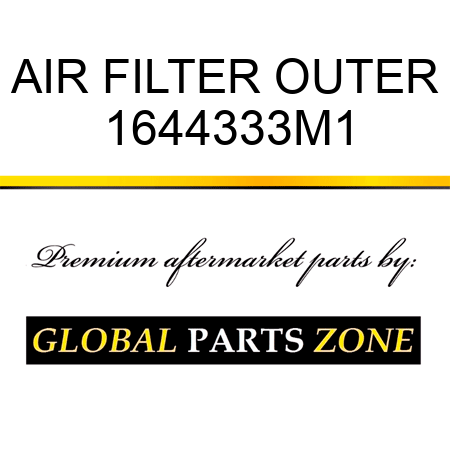 AIR FILTER OUTER 1644333M1