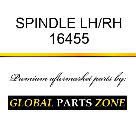 SPINDLE LH/RH 16455