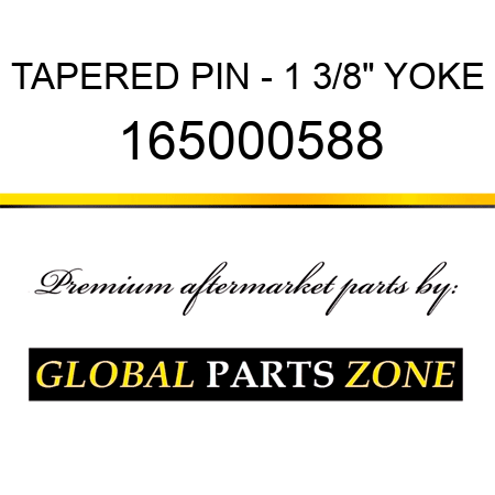 TAPERED PIN - 1 3/8