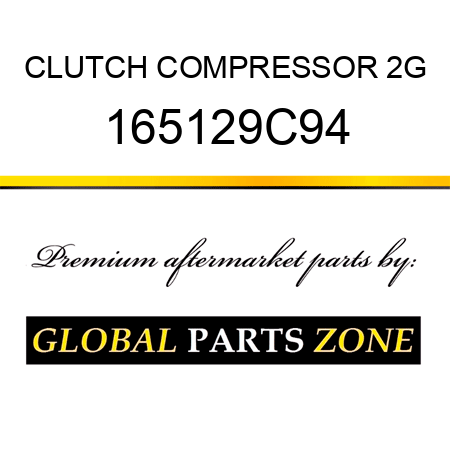 CLUTCH COMPRESSOR 2G 165129C94