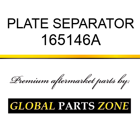 PLATE SEPARATOR 165146A