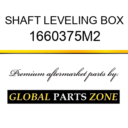 SHAFT LEVELING BOX 1660375M2