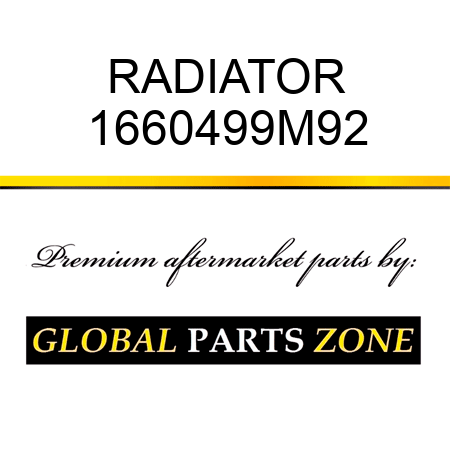 RADIATOR 1660499M92