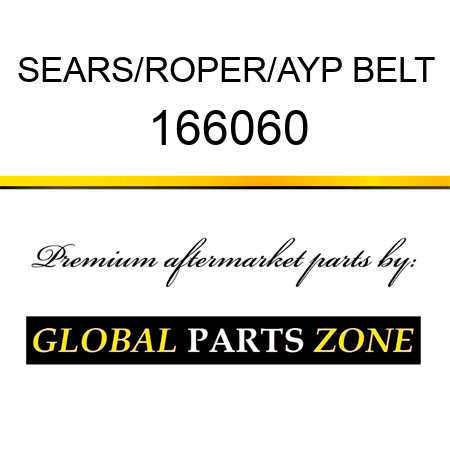 SEARS/ROPER/AYP BELT 166060