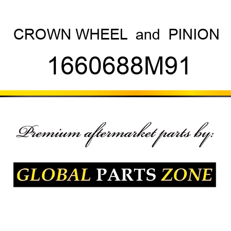 CROWN WHEEL & PINION 1660688M91