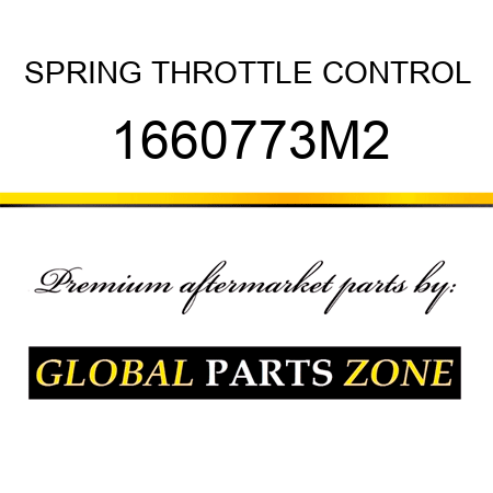 SPRING THROTTLE CONTROL 1660773M2