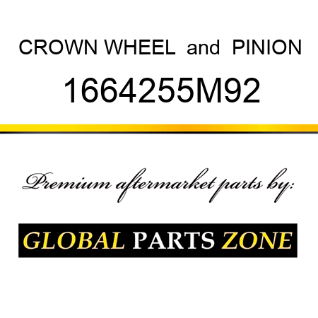 CROWN WHEEL & PINION 1664255M92