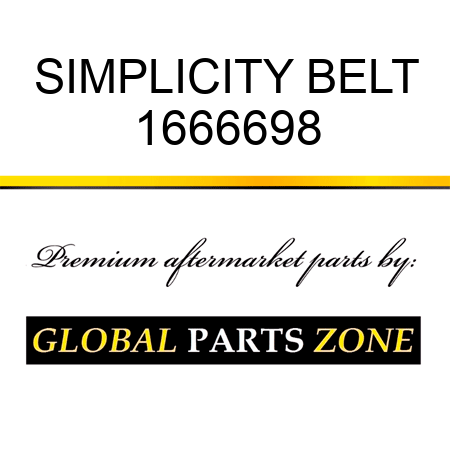 SIMPLICITY BELT 1666698