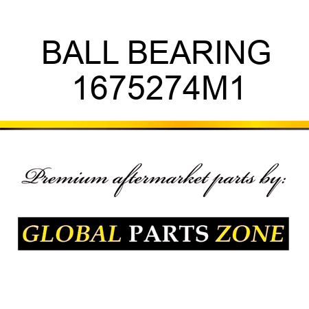 BALL BEARING 1675274M1