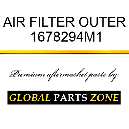 AIR FILTER OUTER 1678294M1