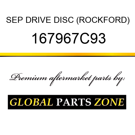 SEP DRIVE DISC (ROCKFORD) 167967C93