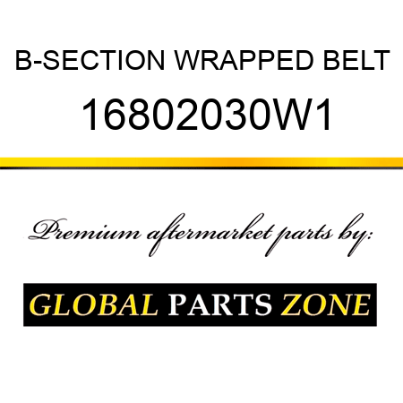B-SECTION WRAPPED BELT 16802030W1