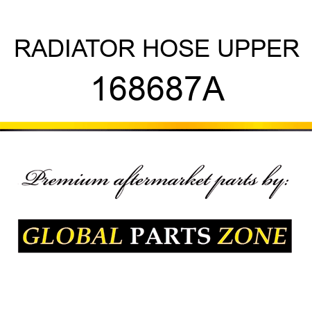 RADIATOR HOSE UPPER 168687A