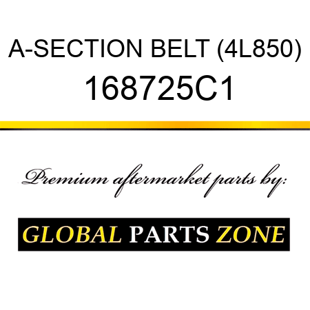 A-SECTION BELT (4L850) 168725C1
