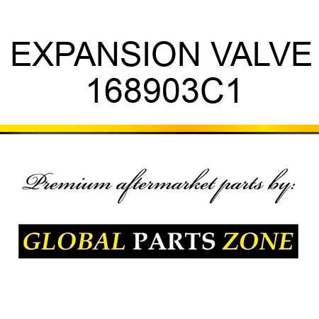 EXPANSION VALVE 168903C1