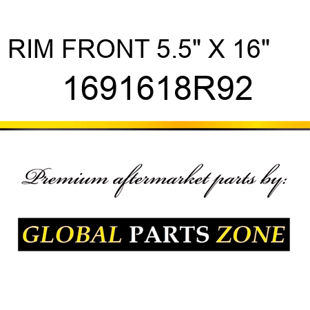 RIM FRONT 5.5