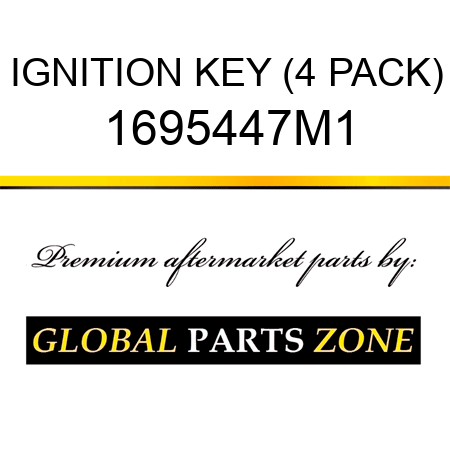 IGNITION KEY (4 PACK) 1695447M1