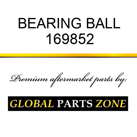 BEARING BALL 169852