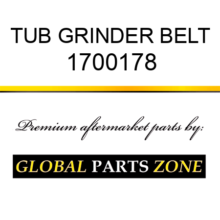 TUB GRINDER BELT 1700178