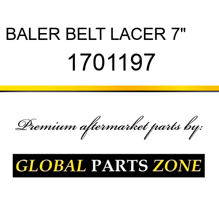 BALER BELT LACER 7