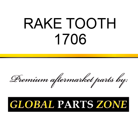 RAKE TOOTH 1706