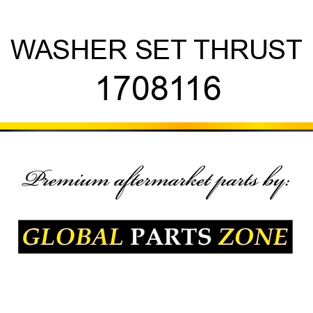 WASHER SET THRUST 1708116