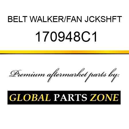 BELT WALKER/FAN JCKSHFT 170948C1