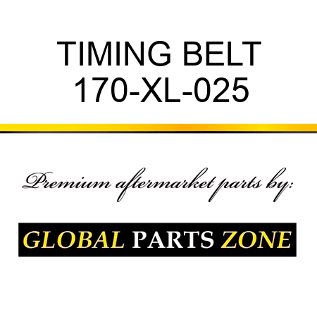 TIMING BELT 170-XL-025