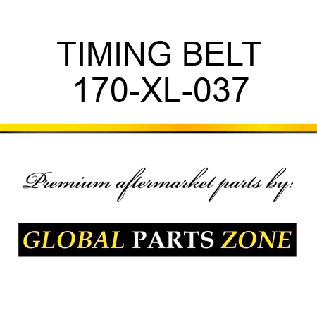 TIMING BELT 170-XL-037