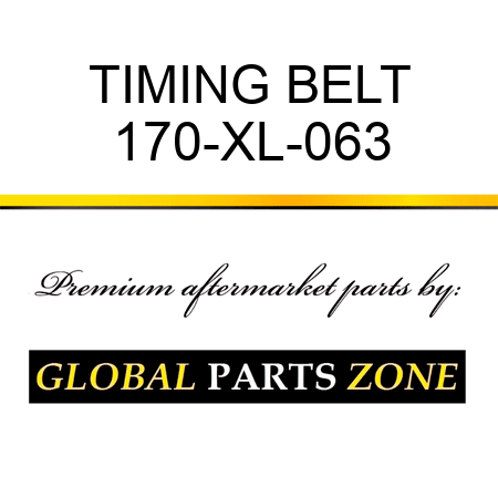 TIMING BELT 170-XL-063